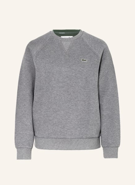 LACOSTE Piqué-Sweatshirt, Farbe: GRAU (Bild 1)