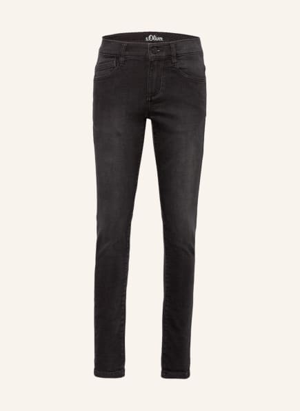 s.Oliver RED Jeans Super Slim Fit, Farbe: DUNKELGRAU (Bild 1)