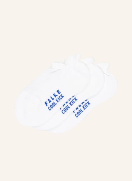 FALKE 3er-Pack Sneakersocken COOL KICK, Farbe: WEISS (Bild 1)