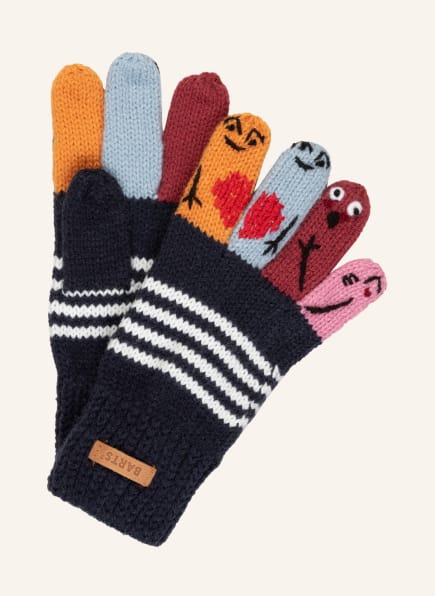 Barts Handschuhe PUPPET, Farbe: DUNKELBLAU/ DUNKELROT/ DUNKELGELB (Bild 1)