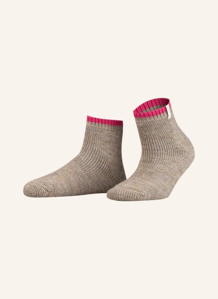 FALKE Socken COSY BLUSH , Farbe: 4770 NUT MEL. (Bild 1)