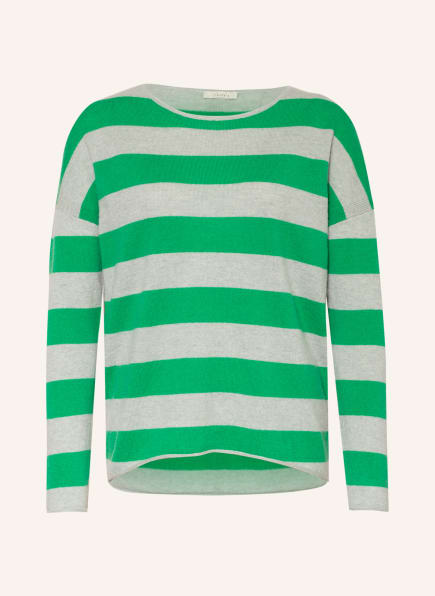lilienfels Cashmere-Pullover, Farbe: GRÜN/ HELLGRÜN (Bild 1)