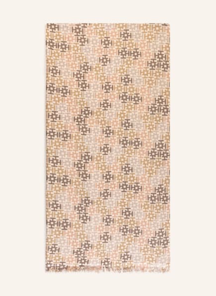 HEMISPHERE Cashmere-Schal mit Seide , Farbe: CAMEL/ GRAU (Bild 1)