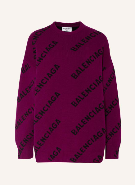 BALENCIAGA Sweter, Kolor: 5272 PURPLE/BLACK (Obrazek 1)