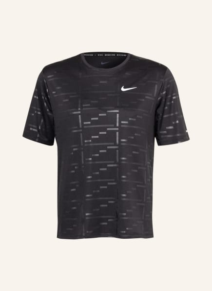 Nike Laufshirt DRI-FIT UV RUN DIVISION MILER, Farbe: SCHWARZ (Bild 1)