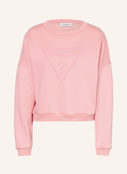 GUESS Cropped sweatshirt JULIANE, Color: PINK (Image 1)