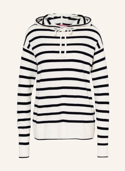 darling harbour Strick-Hoodie aus Cashmere, Farbe: SCHWARZ/ CREME (Bild 1)