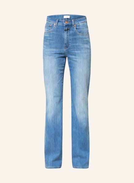 CLOSED Flared Jeans LEAF, Farbe: MBL MID BLUE (Bild 1)