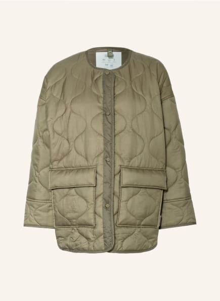 CLOSED Quilted Jacket, Color: KHAKI (Image 1)