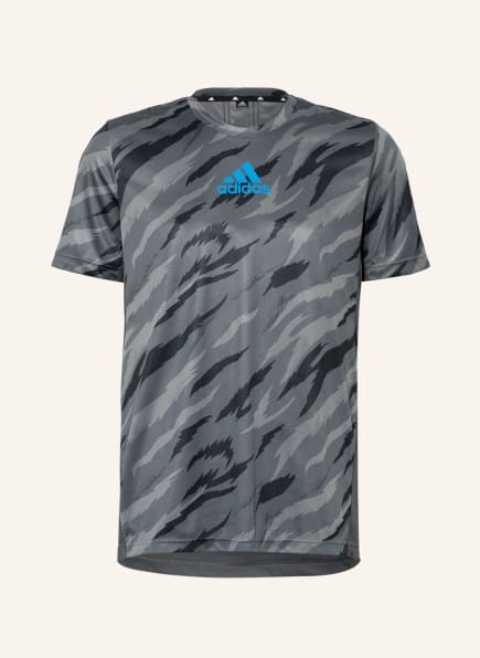 adidas T-Shirt FEELSTRCAMO, Farbe: GRAU/ DUNKELGRAU (Bild 1)