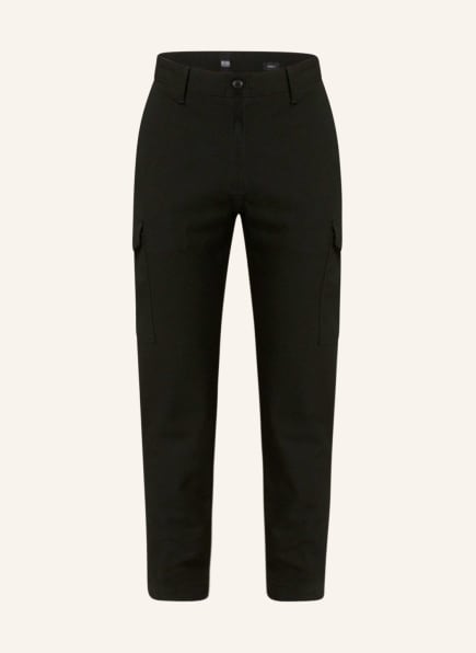 BOSS Cargo pants TABER tapered fit, Color: BLACK (Image 1)