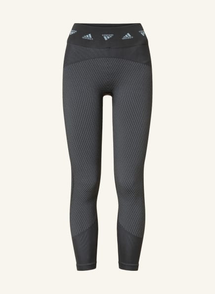 adidas 7/8-Tights AEROKNIT, Farbe: DUNKELGRAU (Bild 1)