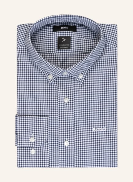 BOSS Jerseyhemd JOE Regular Fit , Farbe: DUNKELBLAU/ GRAU/ WEISS (Bild 1)