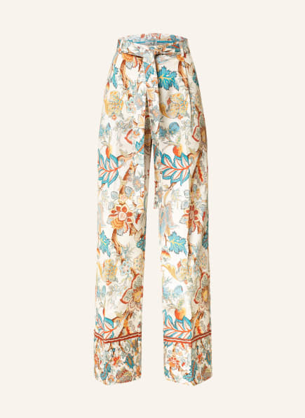 ETRO Wide leg trousers , Color: YELLOW/ BROWN/ RED (Image 1)