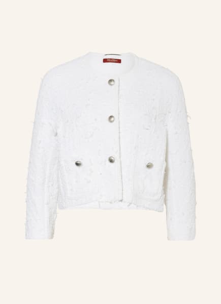 MaxMara STUDIO Kastenjacke ETRA, Farbe: WEISS (Bild 1)