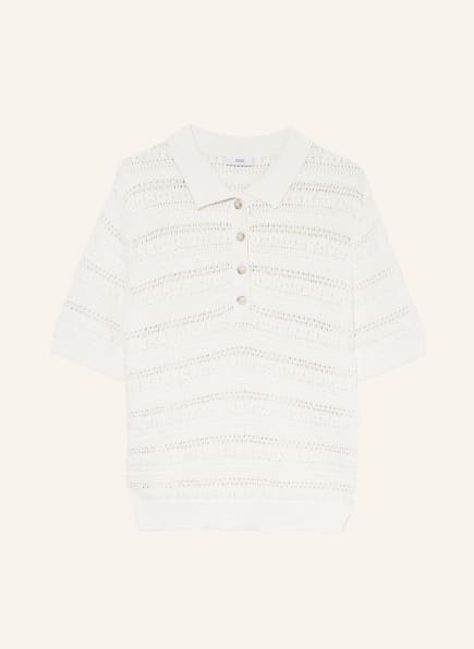 CLOSED Strick-Poloshirt, Farbe: WEISS/ ECRU (Bild 1)