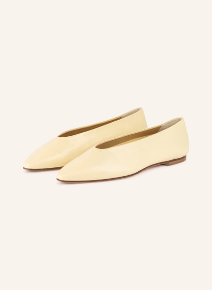 Aeyde Ballerinas BETTY, Color: LIGHT YELLOW (Image 1)