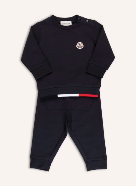 MONCLER enfant Set: Sweatshirt und Sweatpants, Farbe: DUNKELBLAU (Bild 1)