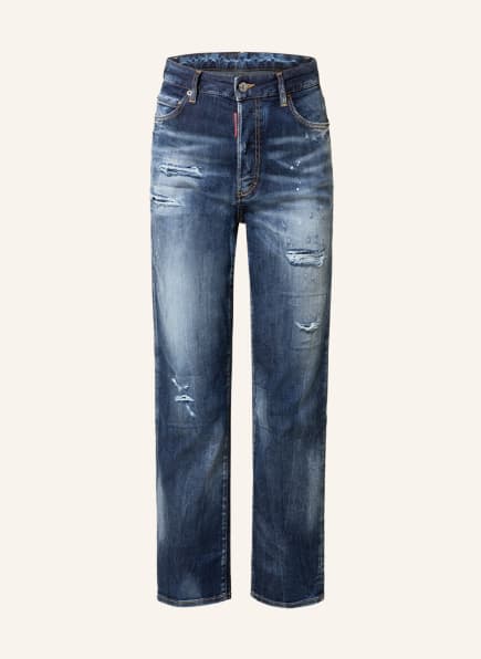 DSQUARED2 Straight jeans BOSTON, Color: 470 NAVY BLUE (Image 1)