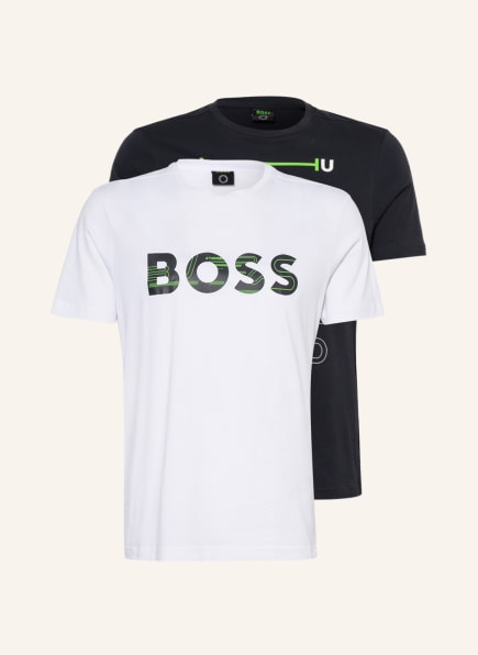 BOSS 2er-Pack T-Shirts PACK 2, Farbe: WEISS/ BLAU (Bild 1)