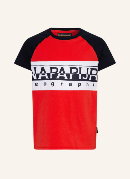 NAPAPIJRI T-Shirt, Farbe: DUNKELBLAU/ ROT (Bild 1)