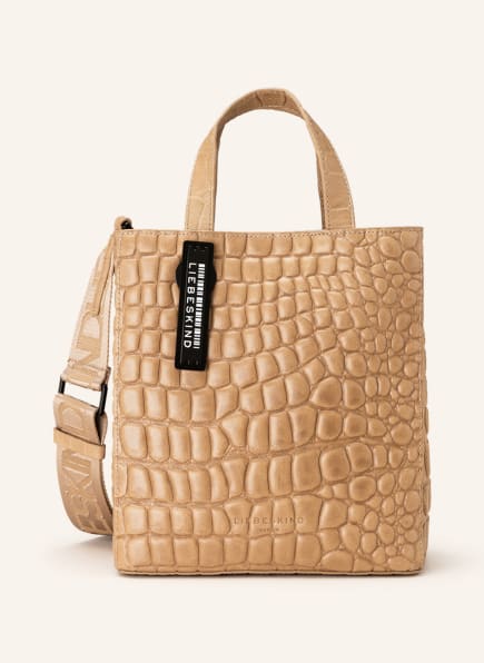 LIEBESKIND Handbag PAPERBAG SMALL, Color: LIGHT BROWN (Image 1)