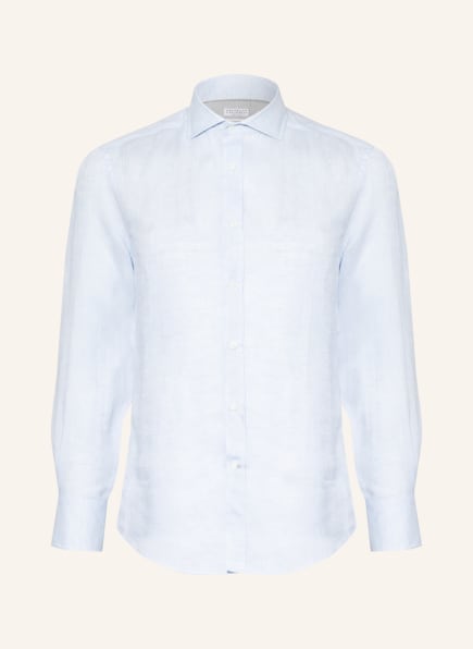 BRUNELLO CUCINELLI Leinenhemd Slim Fit, Farbe: HELLBLAU (Bild 1)