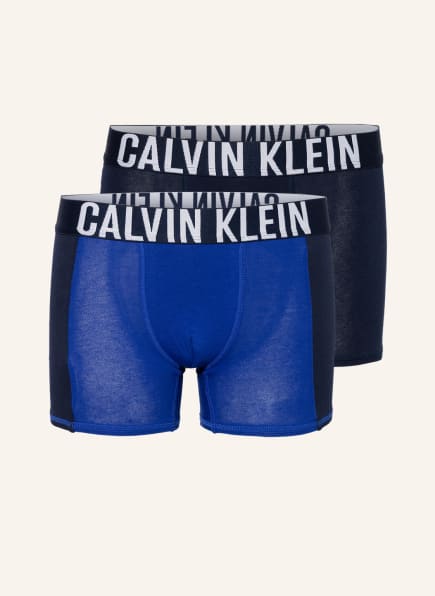 Calvin Klein 2er-Pack Boxershorts, Farbe: BLAU/ DUNKELBLAU (Bild 1)