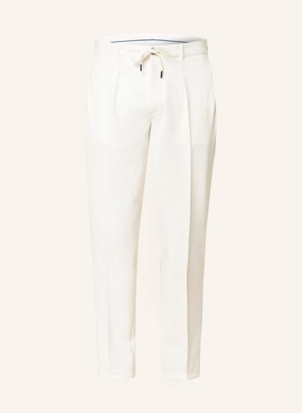 CIRCOLO 1901 Piqué trousers slim fit, Color: ECRU (Image 1)