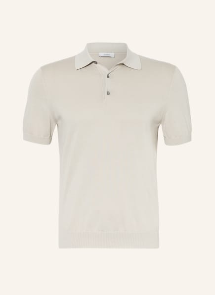CLOSED Strick-Poloshirt, Farbe: BEIGE (Bild 1)