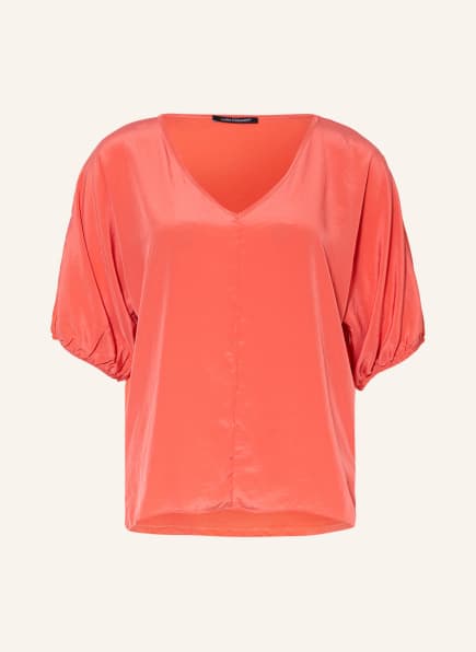 LUISA CERANO T-shirt in mixed materials, Color: LIGHT RED (Image 1)