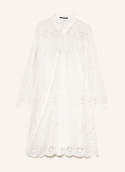 LUISA CERANO Shirt dress made of lace, Color: WHITE (Image 1)