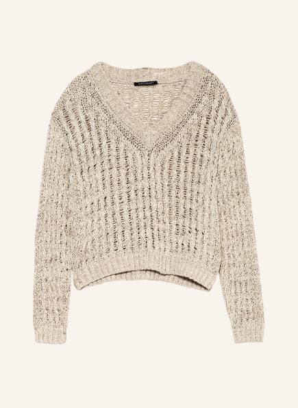LUISA CERANO Sweater with linen, Color: BEIGE (Image 1)