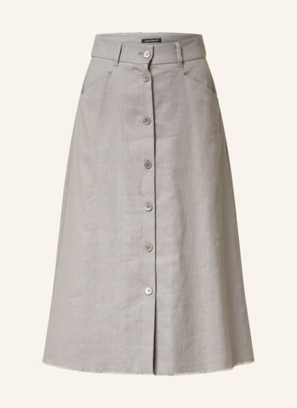 LUISA CERANO Skirt with linen, Color: TAUPE (Image 1)