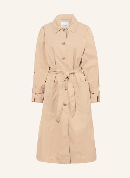 summum woman Trench coat, Color: CAMEL (Image 1)