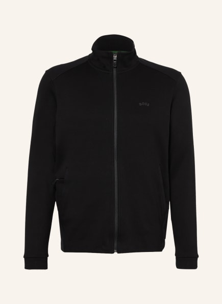 BOSS Sweat jacket SKAZ, Color: BLACK (Image 1)