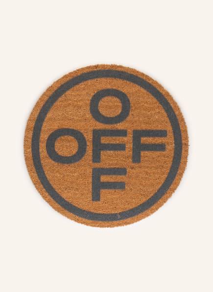 Off-White Home Door mat, Color: BROWN (Image 1)