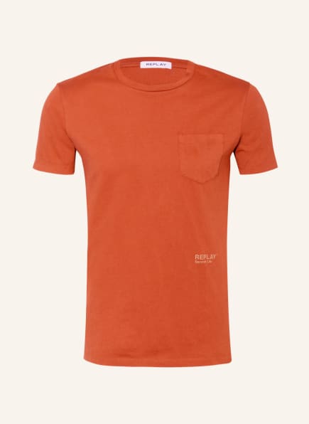 REPLAY T-Shirt , Farbe: DUNKELORANGE (Bild 1)