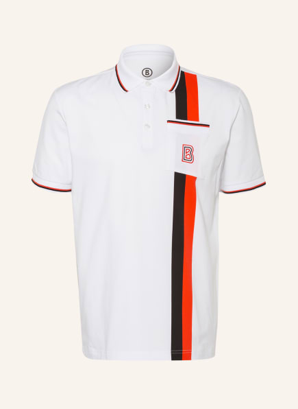 BOGNER Jersey-Poloshirt STEFANO, Farbe: WEISS/ ROT/ SCHWARZ (Bild 1)