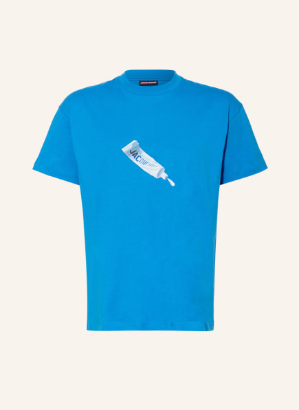 JACQUEMUS T-shirt DENTIFRICE, Color: TURQUOISE (Image 1)