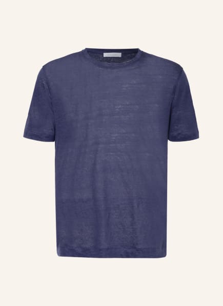 cruciani T-Shirt aus Leinen, Farbe: BLAU (Bild 1)