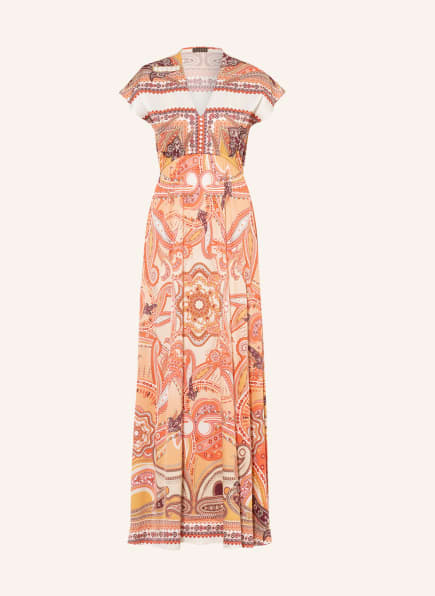 MUCHO GUSTO Kleid, Farbe: LACHS/ HELLGELB/ NUDE (Bild 1)
