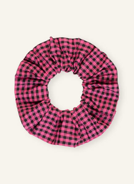 GANNI Hair tie, Color: PINK/ BLACK (Image 1)