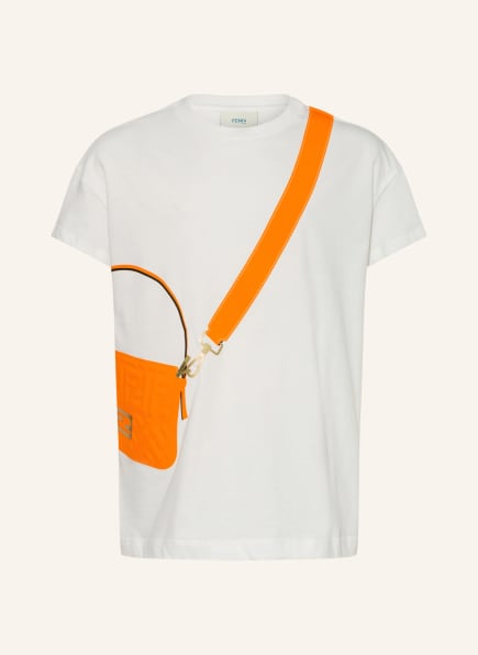 FENDI T-Shirt, Farbe: WEISS/ ORANGE (Bild 1)