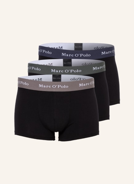 Marc O'Polo 3er-Pack Boxershorts, Farbe: SCHWARZ (Bild 1)