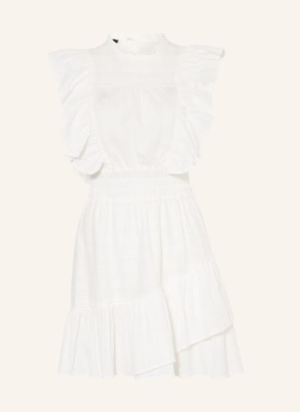 PINKO Kleid RICCIONE mit Volants, Farbe: WEISS (Bild 1)