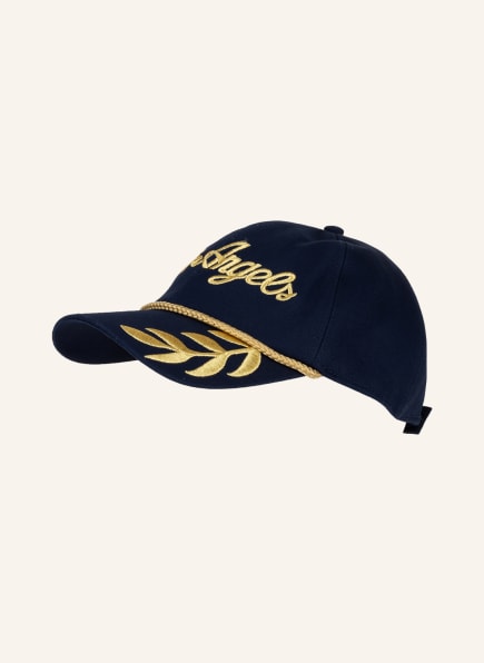 Palm Angels Cap in dark blue/ yellow 