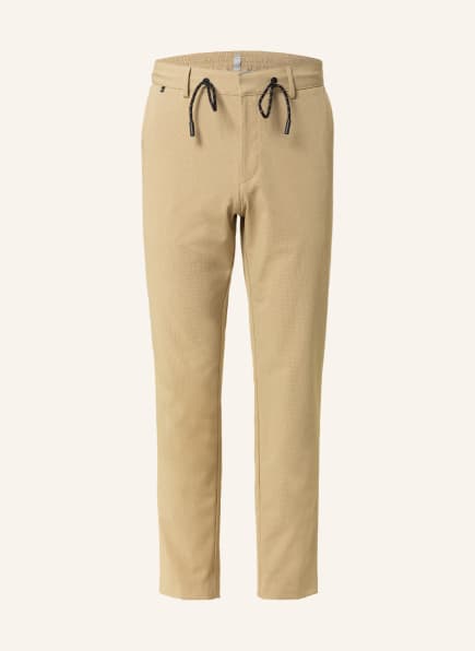 BOSS Suit Trousers GENIUS in jogger style slim fit , Color: 260 MEDIUM BEIGE (Image 1)