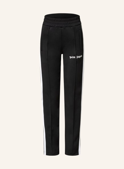 Palm Angels Pants in jogger style, Color: WHITE/ BLACK (Image 1)