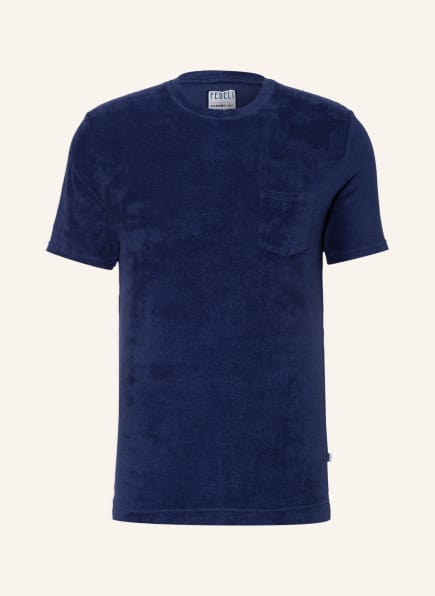 FEDELI T-Shirt TERRY aus Frottee, Farbe: DUNKELBLAU (Bild 1)